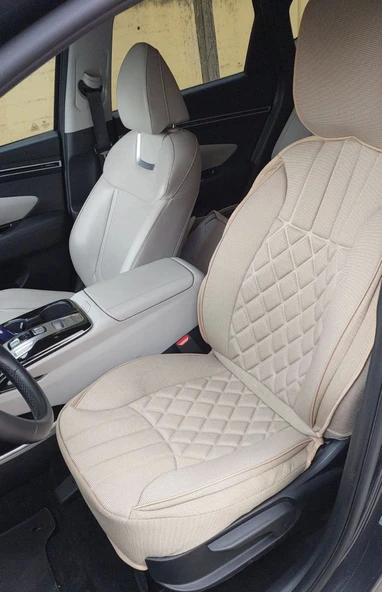 Hyundai Tucson Oto Koltuk Minderi Full Set Takım-Bej Renk - 2