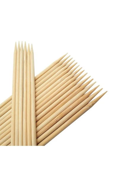 ncy Bambu Yuvarlak Ahşap Maket Çubukları 35 Cm 80 Adet 5 Mm - 2