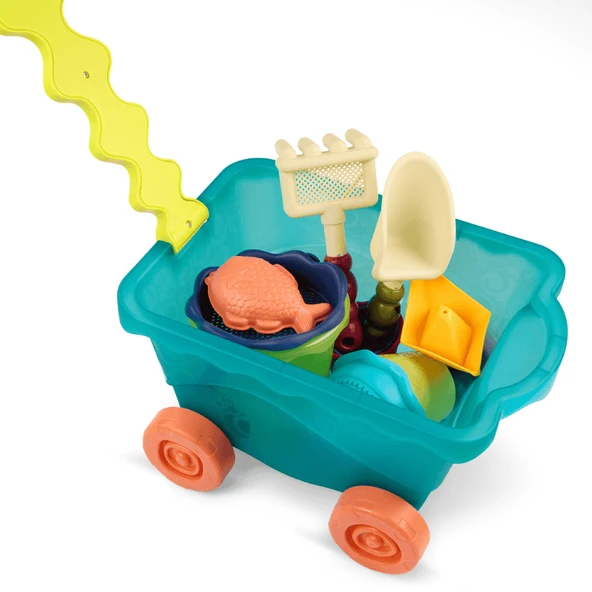 B.Toys Turkuaz Plaj Vagonu - Resim 6