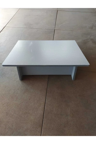 ncy Masa Altı Ayaklık Ayak Yükseltici Ayak Koyma Standı Doğal Ahşap Özel Kaydırmaz Pvc Yüzey 40x50 Cm