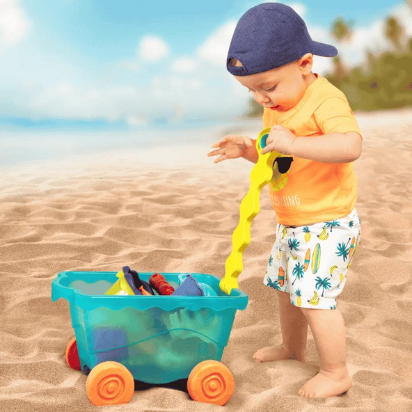 B.Toys Turkuaz Plaj Vagonu - Resim 5