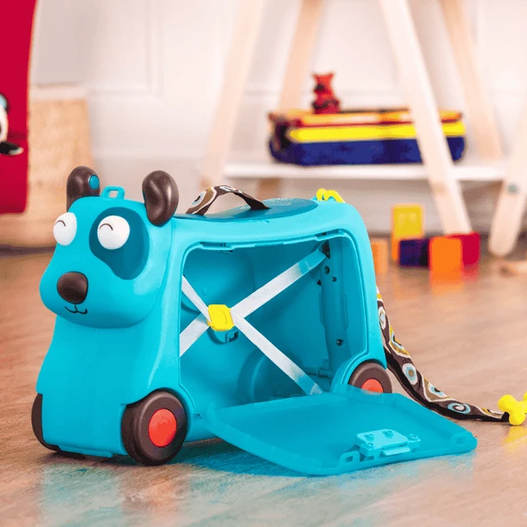 B.Toys Tekerlekli Seyahat Çantası - Mavi - 2