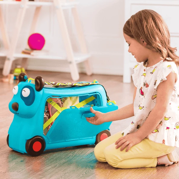 B.Toys Tekerlekli Seyahat Çantası - Mavi - 3