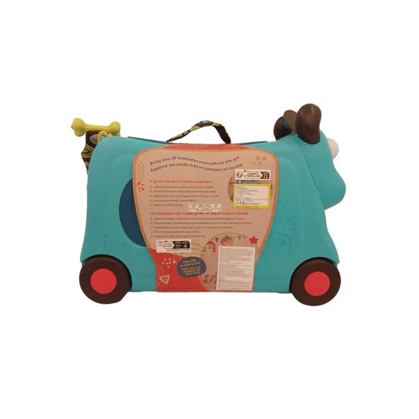 B.Toys Tekerlekli Seyahat Çantası - Mavi - 12