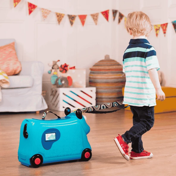 B.Toys Tekerlekli Seyahat Çantası - Mavi - 4