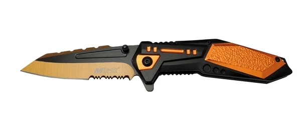 4171 Turuncu Kamp Çakı 21cm - Yarı Otomatik, Testere Detaylı ürün görseli 1