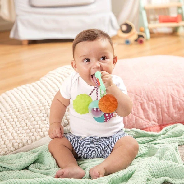 B.Toys Çıngıraklı Toplar - Sarı - 3