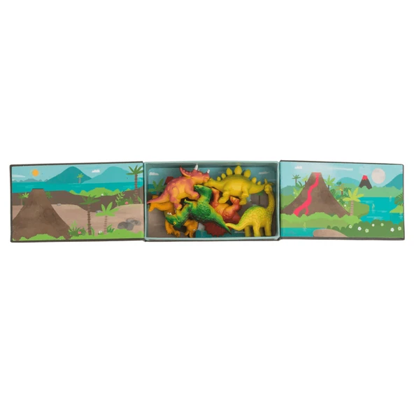 Tiger Tribe Sahneli Hayvan Figürleri - Dinosaurs - 5