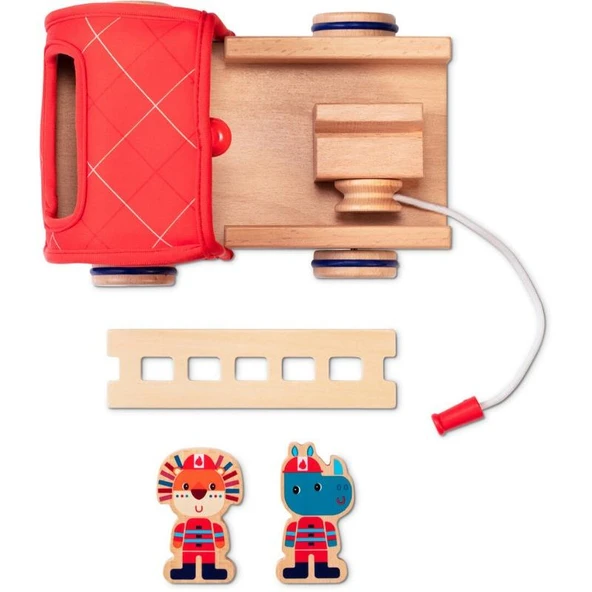 Lilliputiens Ahşap İtfaiye Aracı - Marius & Jack - 2