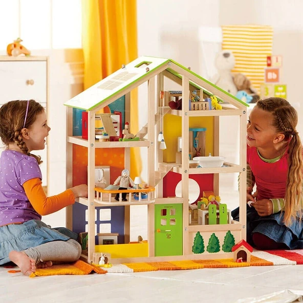 Hape 4 Mevsim Mobilyalı Oyuncak Ev - 4