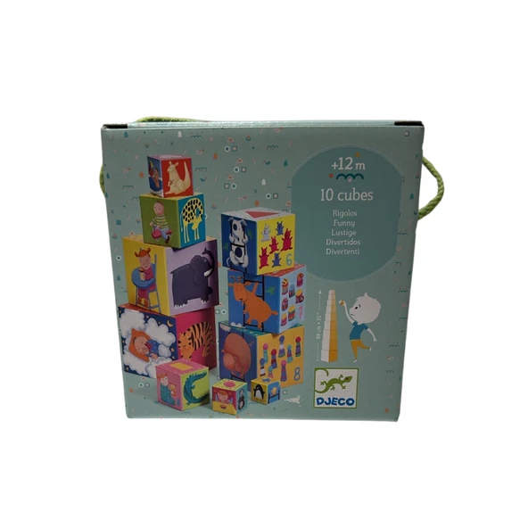 Djeco Küpler - 10 Funny Blocks - Resim 6