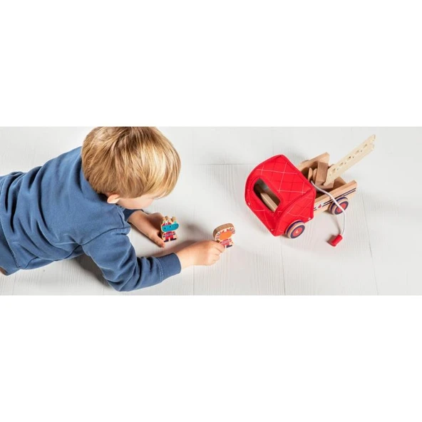 Lilliputiens Ahşap İtfaiye Aracı - Marius & Jack - 7