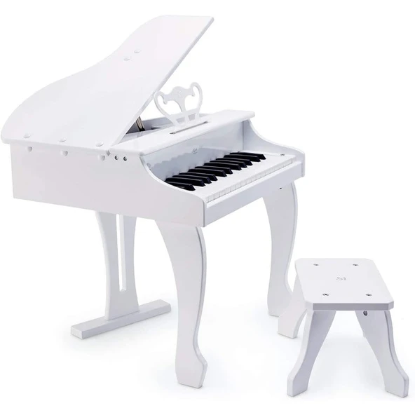 Hape Deluxe Grand Elektronik Piyano - Beyaz ürün görseli
