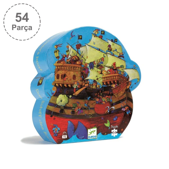 Djeco Dekoratif Puzzle 54 Parça - Barbarossa's Boat
