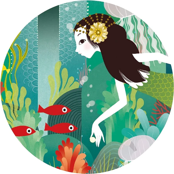 Djeco Dekoratif Puzzle 54 Parça - Su Perisi - 4