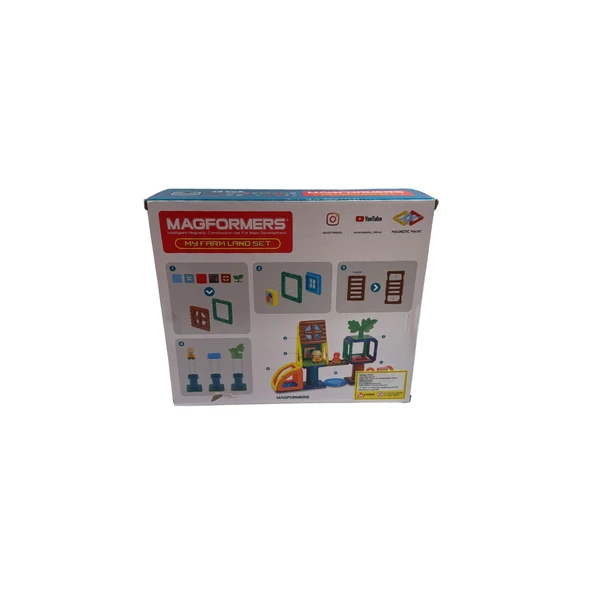 Magformers Mıknatıslı My Farm Land Set - 48 Parça - 7