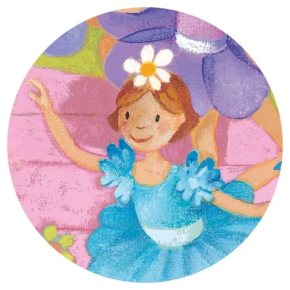 Djeco Dekoratif Puzzle 36 Parça - The Ballerina With The Flower - 7