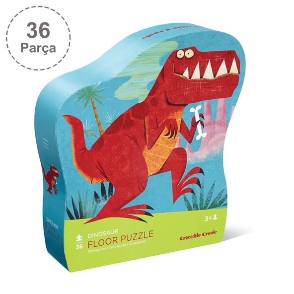 Crocodile Creek Dekoratif Puzzle - 36 Parça - Dinozor