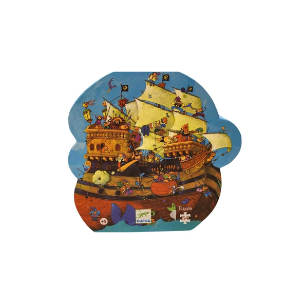 Djeco Dekoratif Puzzle 54 Parça - Barbarossa's Boat - 5