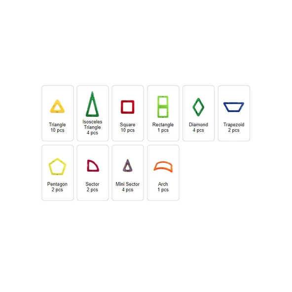 Magformers Mıknatıslı Police Set - 50 Parça - 6