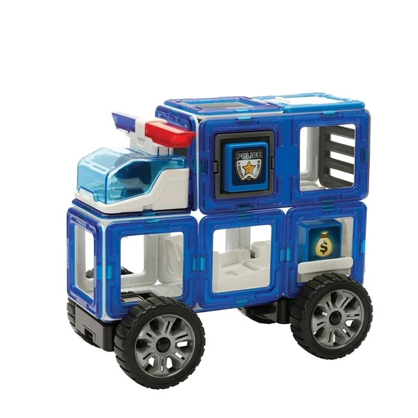 Magformers Mıknatıslı Police Set - 50 Parça