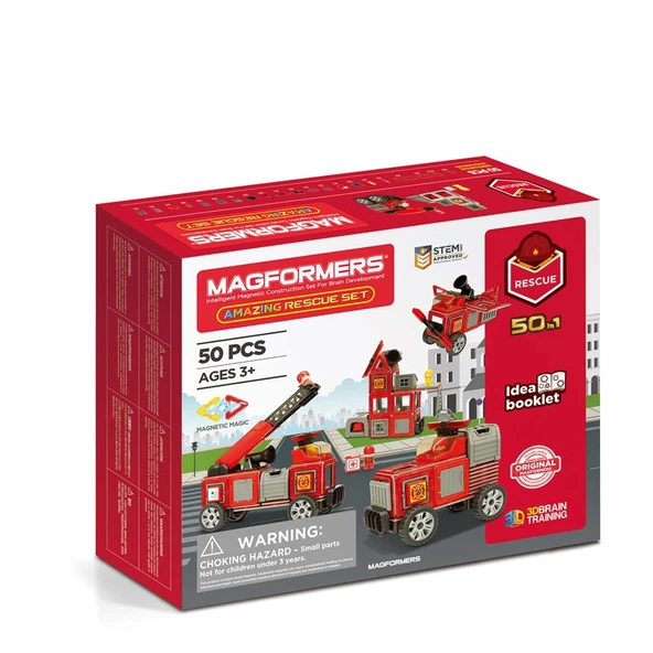 Magformers Mıknatıslı Rescue Set - 50 Parça - 2