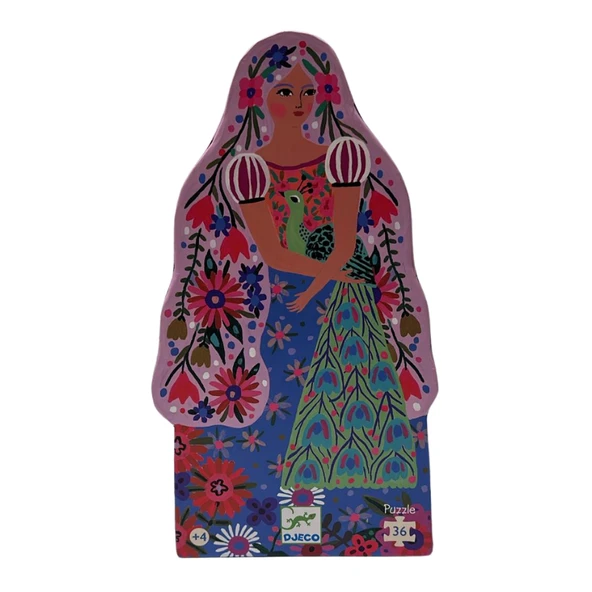 Djeco Dekoratif Puzzle 36 Parça - Princess & Peacock - 4
