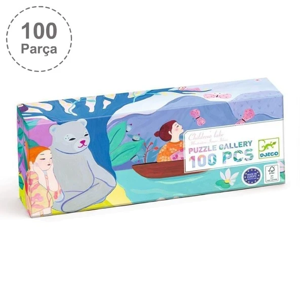 Djeco Panoramik Puzzle 100 Parça - Children's Lake
