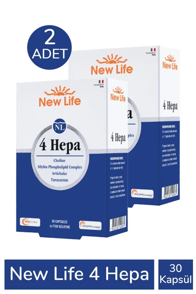 New Life 4 Hepa 30 Softgel Kapsül 2 Adet - 1