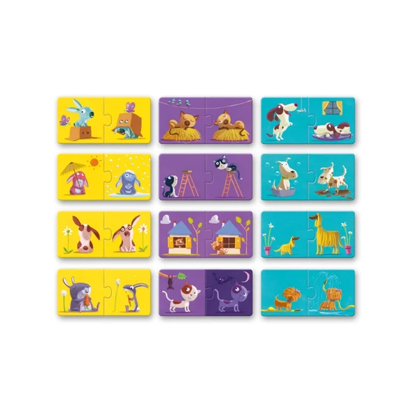 Djeco İkili Puzzle - Duo Opposites - 2