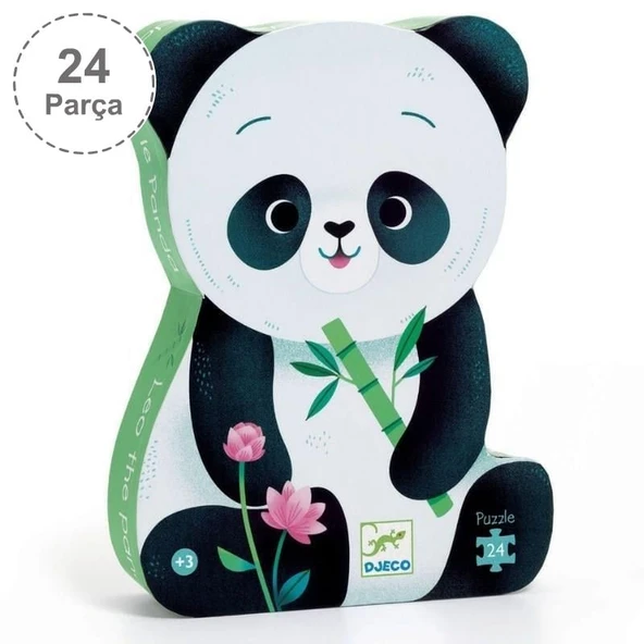 Djeco Dekoratif Puzzle 24 Parça - Leo The Panda - 2
