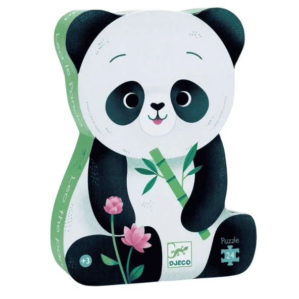 Djeco Dekoratif Puzzle 24 Parça - Leo The Panda