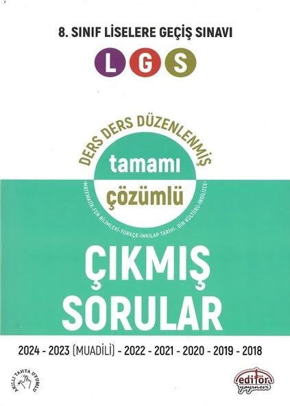 8.Sınıf LGS Jett 15 Deneme Seti - 2025 LGS Genel Deneme 10 Yayın 10 Deneme-Çözümlü Çıkmış Sorular - Resim 5