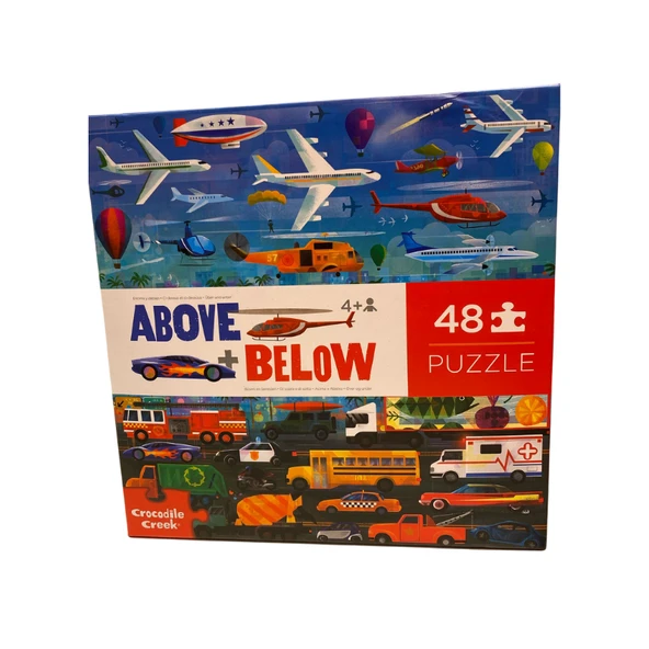 Crocodile Creek Puzzle - 48 Parça - Things That Go - 4