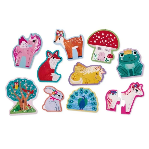 Crocodile Creek İlerleyen Puzzle - Unicorn - 2