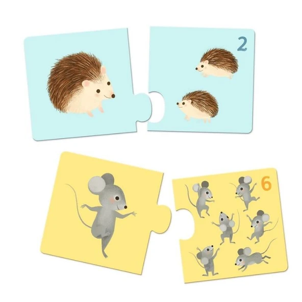 Djeco İkili Puzzle - Baby Animals - 4