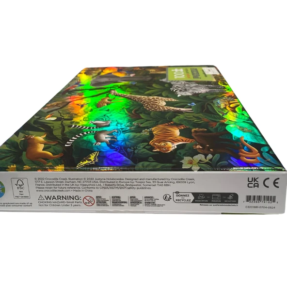 Crocodile Creek Puzzle - 100 Parça - Orman Cenneti - 9