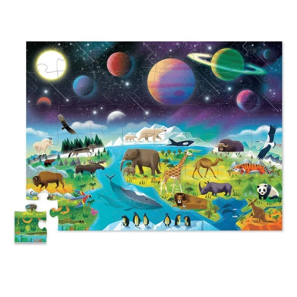 Crocodile Creek  Puzzle - 48 Parça - Dünya Ve Uzay - 2