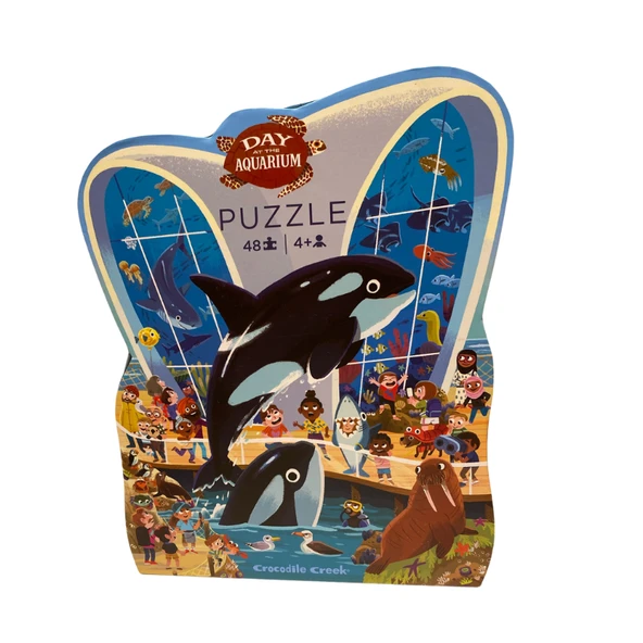 Crocodile Creek Puzzle - 48 Parça - Akvaryumda Bir Gün - 4