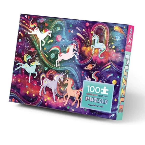 Crocodile Creek Puzzle - 100 Parça - Unicorn Galaksi - 2