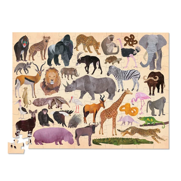 Crocodile Creek Puzzle - 100 Parça - Vahşi Hayvanlar - 3