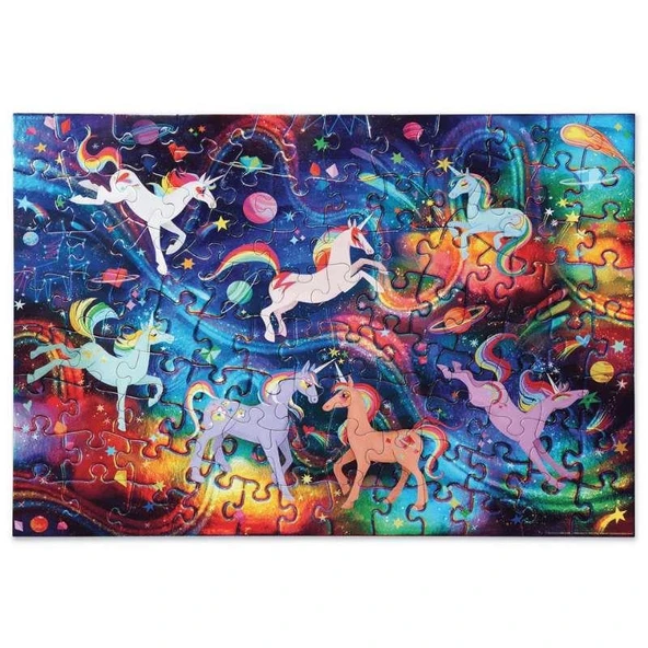 Crocodile Creek Puzzle - 100 Parça - Unicorn Galaksi - 4