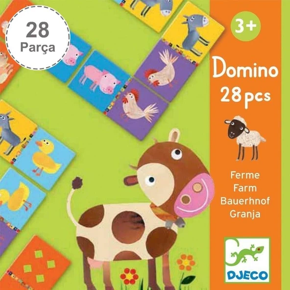 Djeco Domino Oyunları - Domino Farm - 5