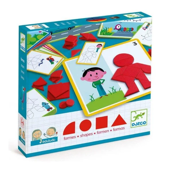 Djeco Beceri Oyunları - Eduludo Shapes