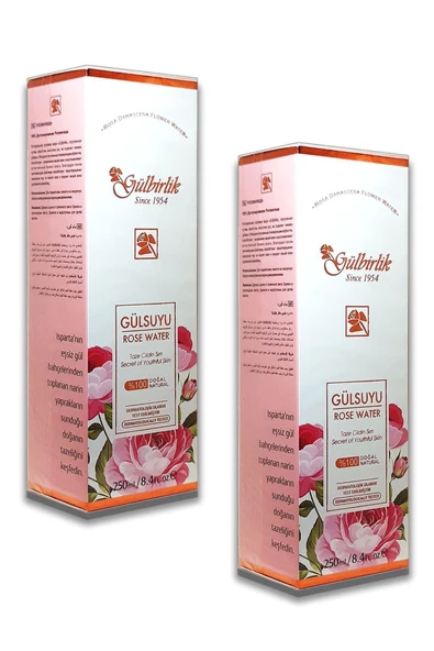 Gulbirlik Gul Suyu 250 Ml X 2 Adet