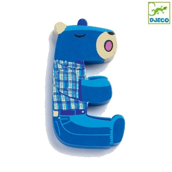 Djeco Harfler - E - Animals Letter