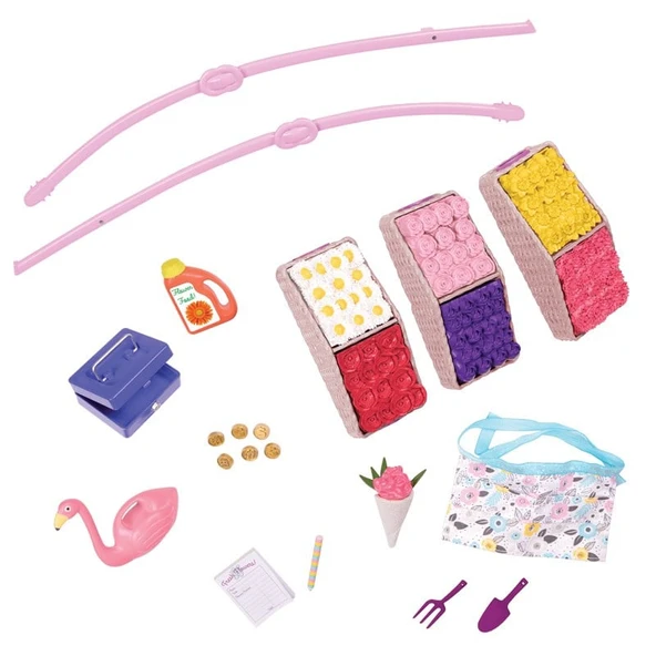 Glitter Girls Çiçek Satış Arabası - 5