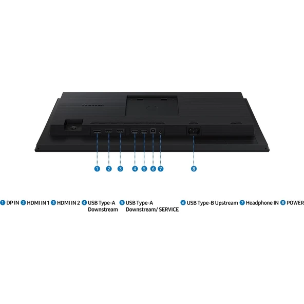 Samsung Essential 22" 100Hz 5Ms Pivot Monitör LS22D400GAUXUF - 5