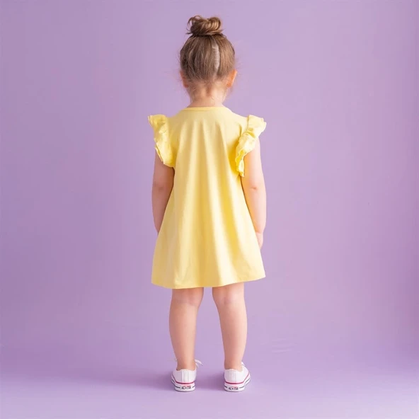 Bebeğim ve Ben Elbise - Sarı Ice Cream - Resim 5