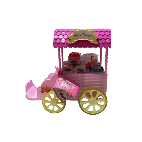 Glitter Girls Çiçek Satış Arabası - 10